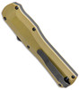 3400BK-1 Autocrat AUTO OTF Knife 3.71" Black DLC S30V Double Edge Dagger Blade, OD Green G10 Handle