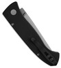 Brend Classic Automatic Knife 3.125" MagnaCut Stonewashed Drop Point Blade, Solid Black Aluminum Handle