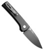Chavez Scapegoat Compact Automatic Knife 2.95" MagnaMax Stonewashed Clip Point Blade, Black Carbide Textured Aluminum Handle