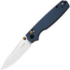 KIV3789A4 4.25" (10.8cm) closed. 3.25" (8.26cm) satin finish AEB-L stainless clip point blade. Blue anodized aluminum handle. Thumb stud. Lanyard hole. Pocket clip.