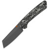 KI3693ACS4 4.38" (11.13cm) closed. 3.13" (7.95cm) gray PVD coated flat ground Bohler M390 stainless sheepsfoot blade. Black Vortex micarta handle. Thumb stud. Pocket clip.
