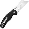 KIV348829JSA3 4.13" (10.49cm) closed. 2.88" (7.32cm) 5Cr15MoV stainless blade. Black G10 handle. Pocket clip. Tweezers and toothpick in handle. Snap-in blade system. Comes with six replaceable blades. Satin finish blade holder.