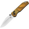 KIV3549A1 4.25" (10.8cm) closed. 3" (7.62cm) satin finish Nitro V steel blade. PEI handle. Thumb stud. Lanyard hole. Pocket clip.