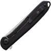 KARB106 4" (10.16cm) closed. 3" (7.62cm) satin finish Bohler N690 stainless blade. Black PVD coated stainless handle. Extended tang. Lanyard hole. Pocket clip. Made by Cuttway in Taiwan. Designed by Ken Onion. Gift tin.