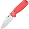 J1954RE 4" (10.16cm) closed. 3" (7.62cm) stonewash finish AR-RPM9 stainless drop point blade. Red G10 handle. Thumb stud. Lanyard hole. Pocket clip.