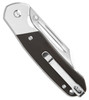 J1942EBN 4.25" (10.8cm) closed. 3.13" (7.95cm) satin finish AR-RPM9 stainless clip point blade. Ebony wood handle. Thumb stud. Lanyard hole. Pocket clip.