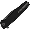 OCA29BGB 4.5" (11.43cm) closed. 3.5" (8.89cm) black oxide coated D2 tool steel blade. Black G10 handle. Extended tang. Pocket clip.