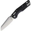 MCT210M10FR 4.25" (10.8cm) closed. 3.25" (8.26cm) stonewash finish Bohler M390MK stainless sheepsfoot blade. Black frag pattern aluminum handle. Pocket clip. Lanyard hole. Thumb stud.