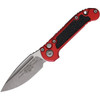 MCT113510APRD 4.5" (11.43cm) closed. 3.5" (8.89cm) Apocalyptic finish Bohler M390MK stainless blade. Red aluminum handle with black traction insert. Lanyard hole. Pocket clip.