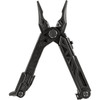 G1892 4.75" closed. 6.63" overall. Tools include: Pry bar l Bottle opener l Awl l File. Weight: 9.5oz. One-hand opening strap cutter I Spring-loaded needle nose pliers with x-channel rail system I Rotatable carbide wire cutters and strippers I 2.5" partially serrated blade; Magnetic 3.2" center axis but driver I Magnetic flathead and Phillips bits. Bit set. Desert tan Berry compliant belt sheath.