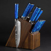 "Cerulean" 16-Piece Complete Japanese Chef Knife Block Set