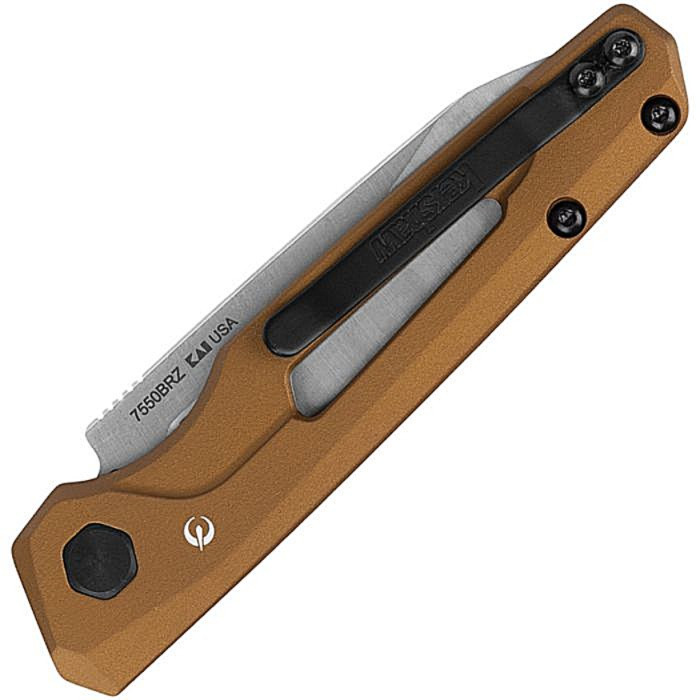 KS7550BRZ Auto Launch 11 Button Lock Bronze / Satin CPM-154