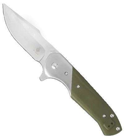 Vanguard Kane Liner Lock Knife Green G-10