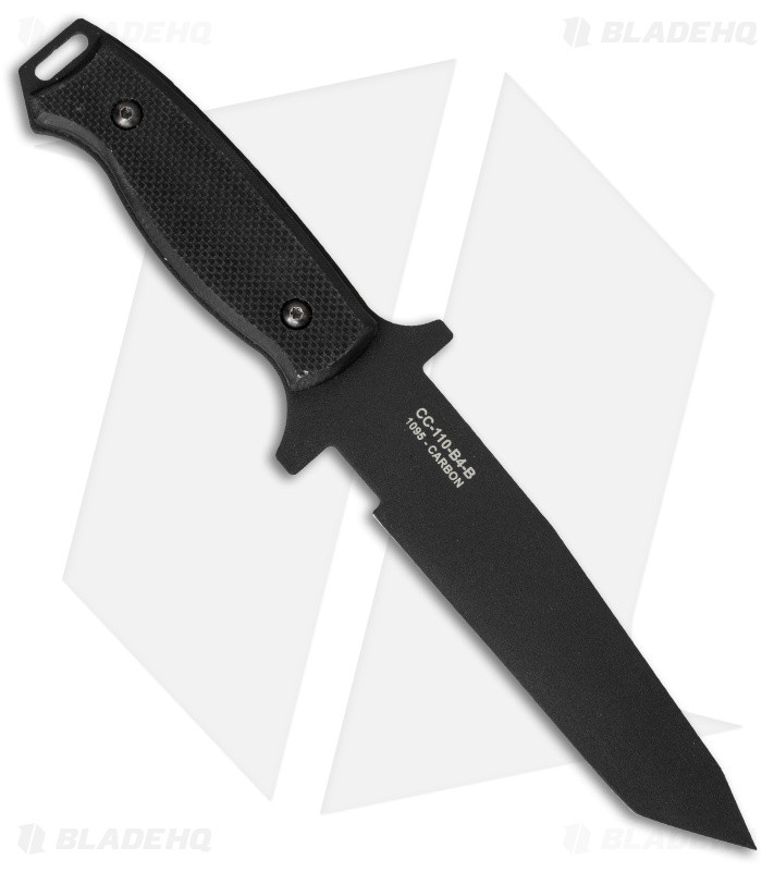 Bear Ops - CC-110-B4-B Tanto Fixed Blade Knife G-10 (5.5" Black) (DISC.)