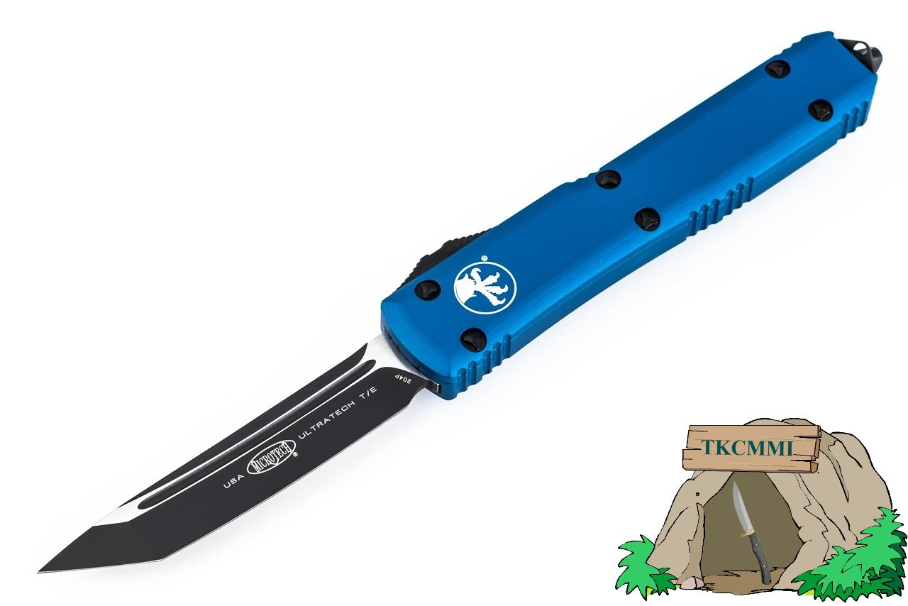 Microtech - 123-1T Ultratech T/E - Black Handle - Black Blade