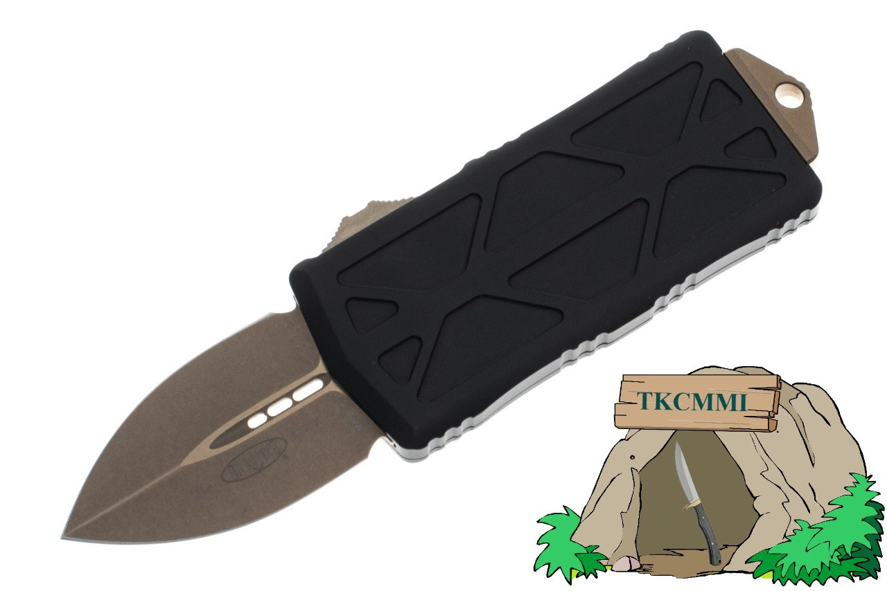 Microtech - 157-13 Exocet D/E - BLK Handle - Bronze Blade