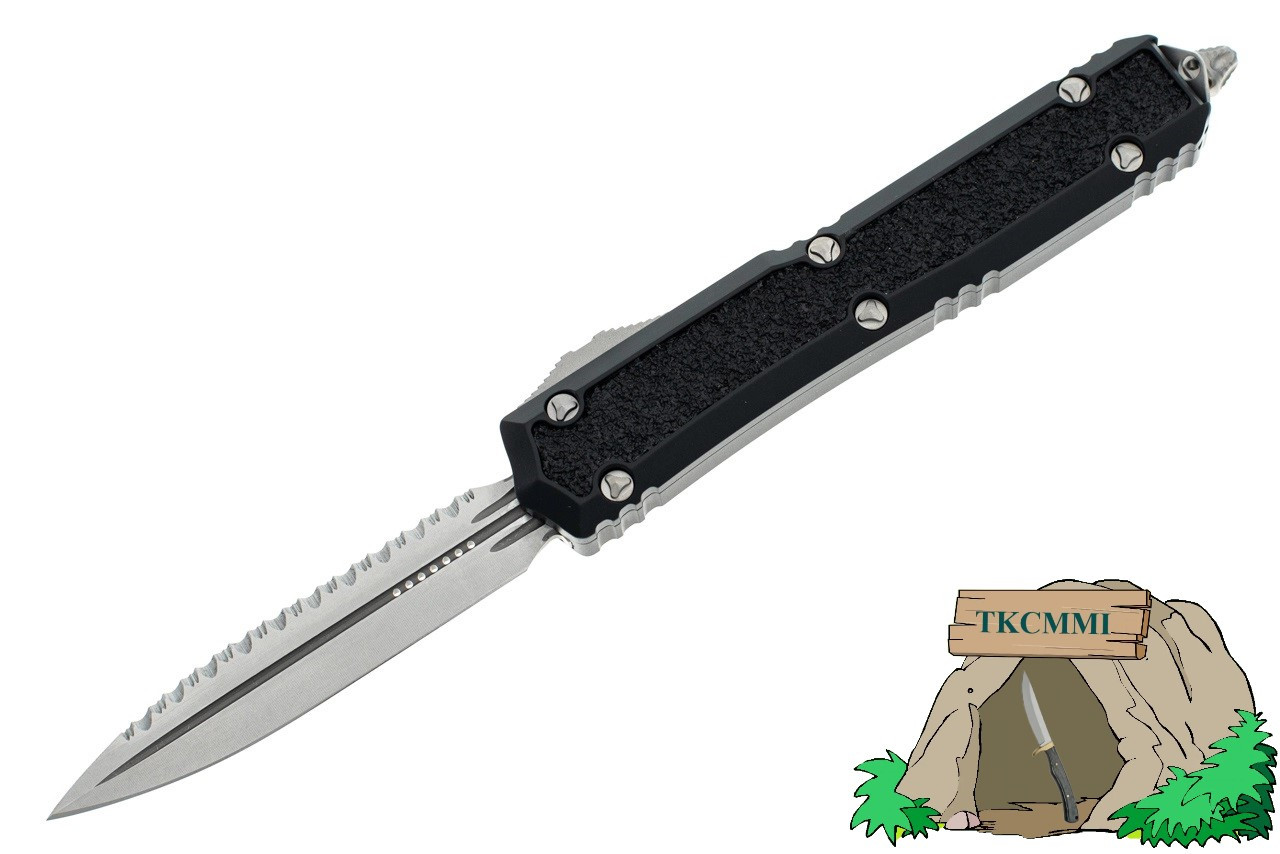 Microtech - 206-12S Makora D/E - BLK Handle/SW Blade/Signature Series