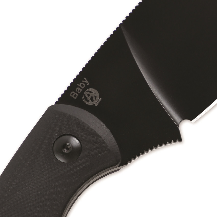 Baby Fixed Blade Black G10