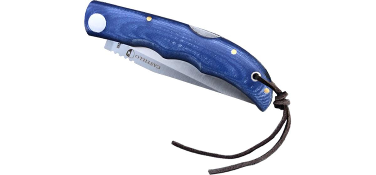 Castillo - Tagus Knife - River Blue Micarta