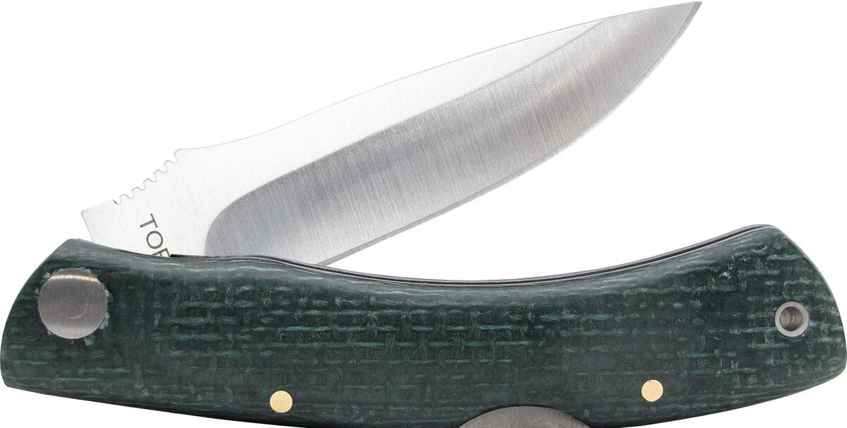Torre Knife - Juniper Green Micarta