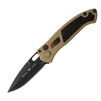 BUCK - Impact Automatic Knife Coyote Tan
