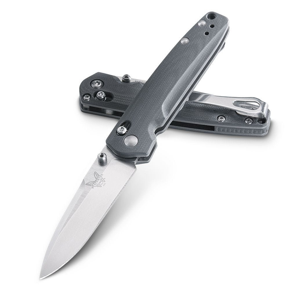 Benchmade - 485 Valet AXIS M390 Satin/Gray G10 Handle (DISC)