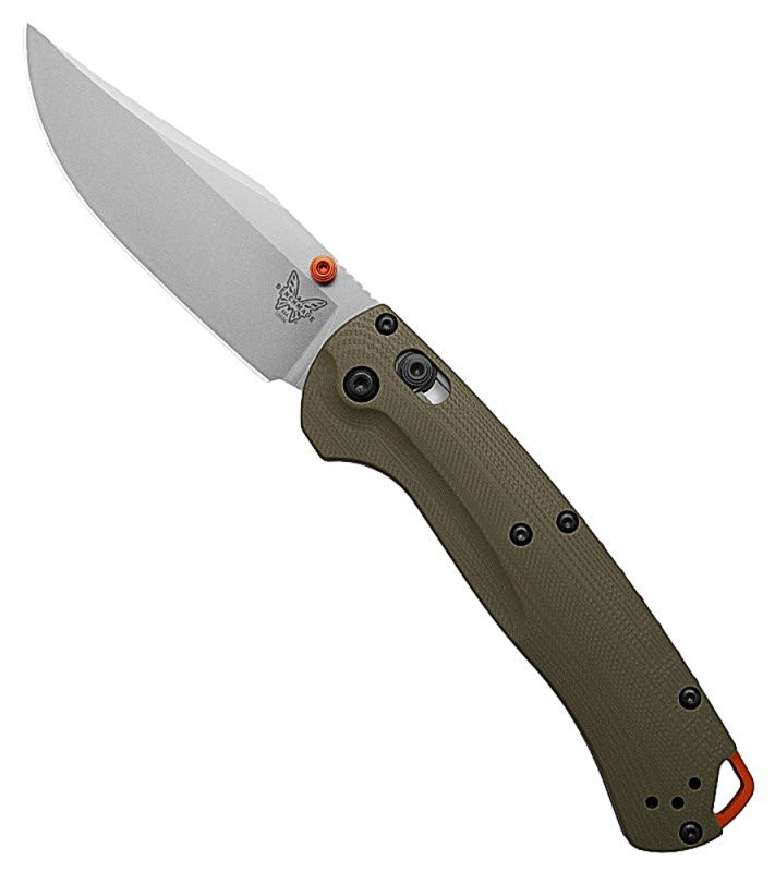15536 TAGGEDOUT Satin CPM-S45VN Clip Point Blade / OD Green G10 Handle