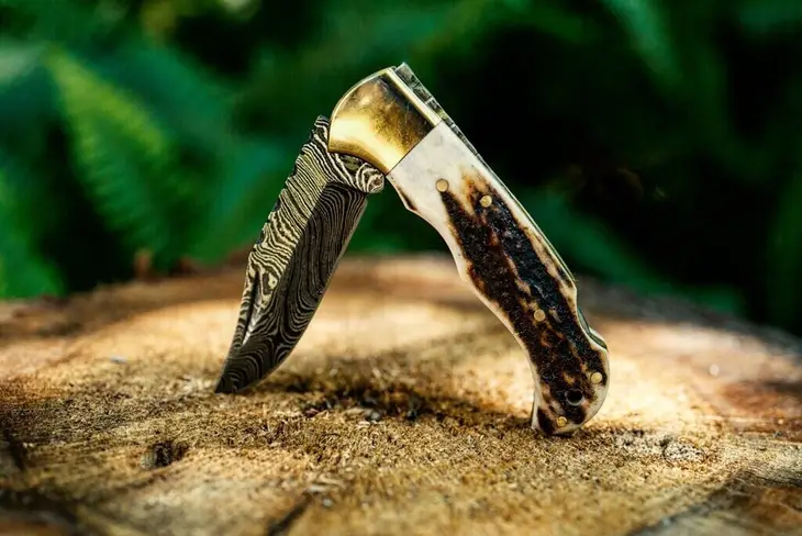 Vintage Gentlemen - Deer Antler Pocket Knife