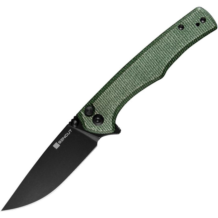 Crowley Linerlock Green Micarta