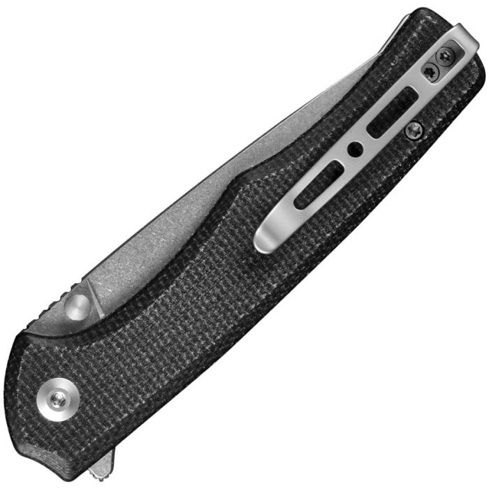Crowley Linerlock Black Micarta