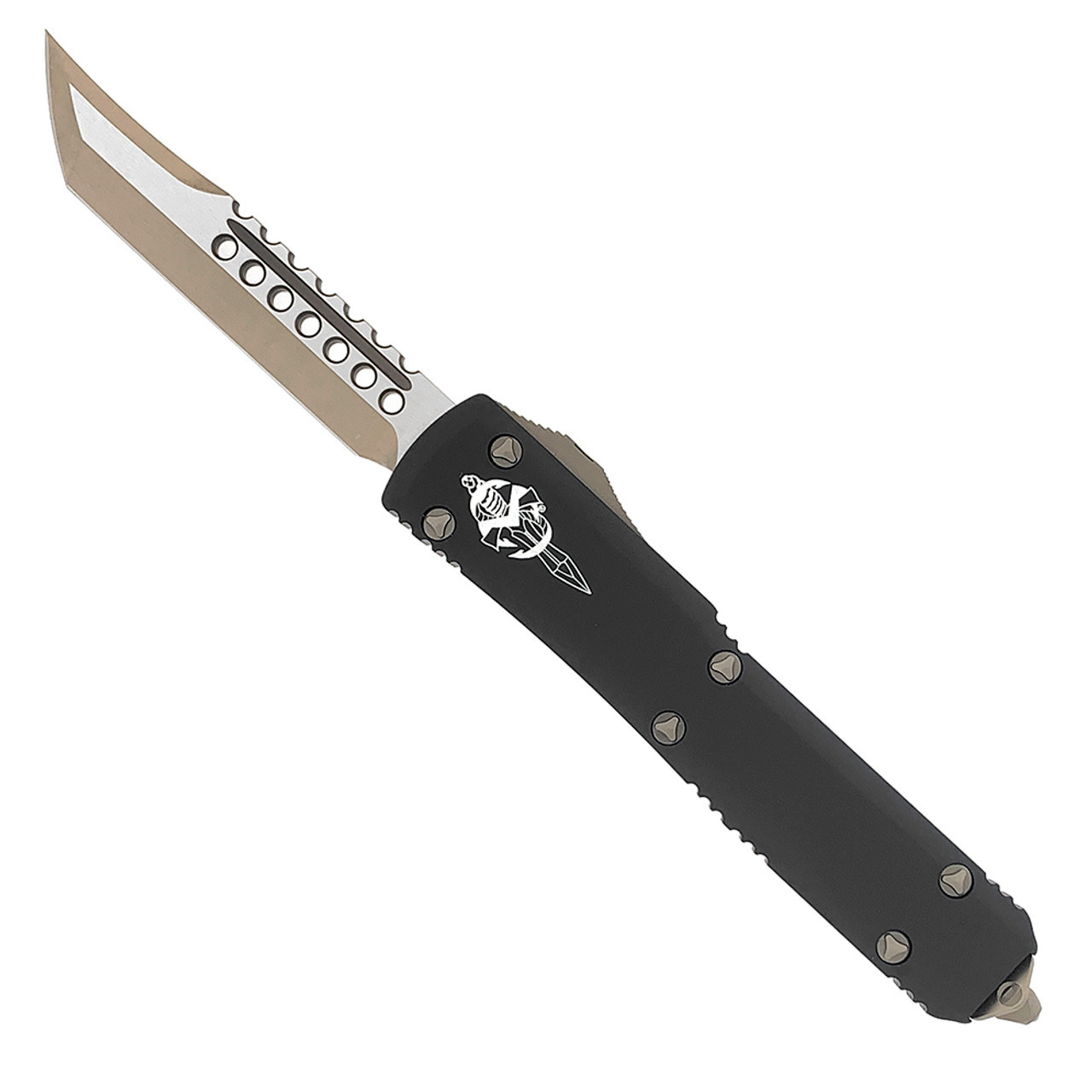Microtech - Microtech Ultratech Hellhound T/E Bronzed Standard Signature Series