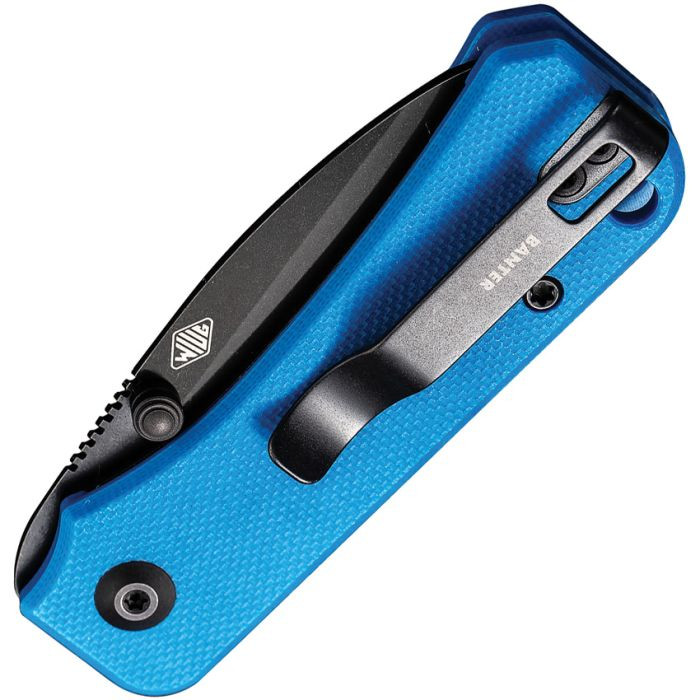 Baby Banter Thumb Stud Knife Blue G10 Handle