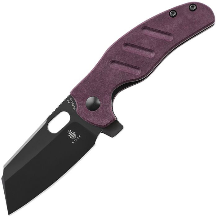 Mini Sheepdog C01c Liner lock Richlite Red