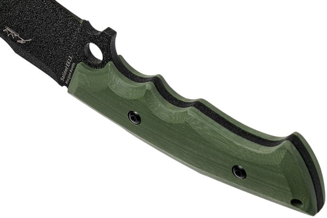 Salient Fixed Blade Knife Green G-10