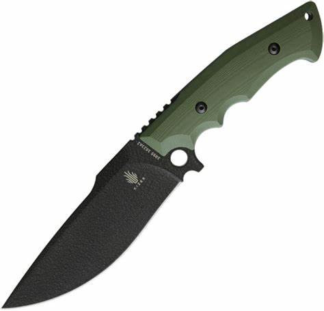 Salient Fixed Blade Knife Green G-10