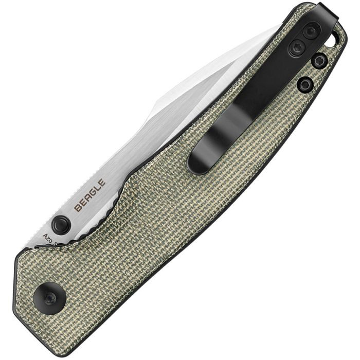 Beagle Folding Tool Green Micarta