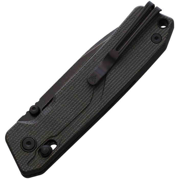 Rubik 7228L-MB2 (10Cr15CoMoV Black Blade, USA Micarta
