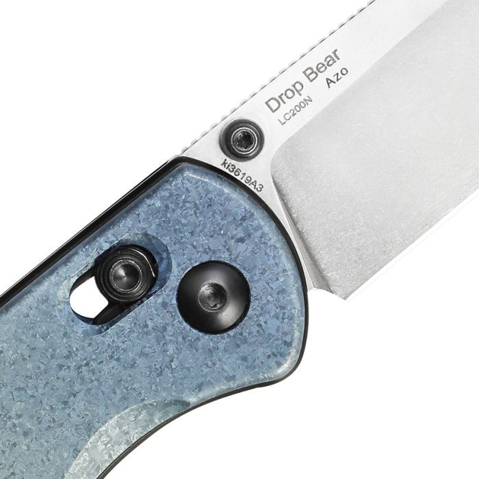 Azo Drop Bear LC200N Blade Clutch Lock Titanium Handle