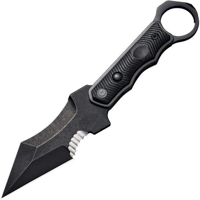 Orthrus Fixed Blade Knife G10 Handle (3.76" Nitro-V Blade)