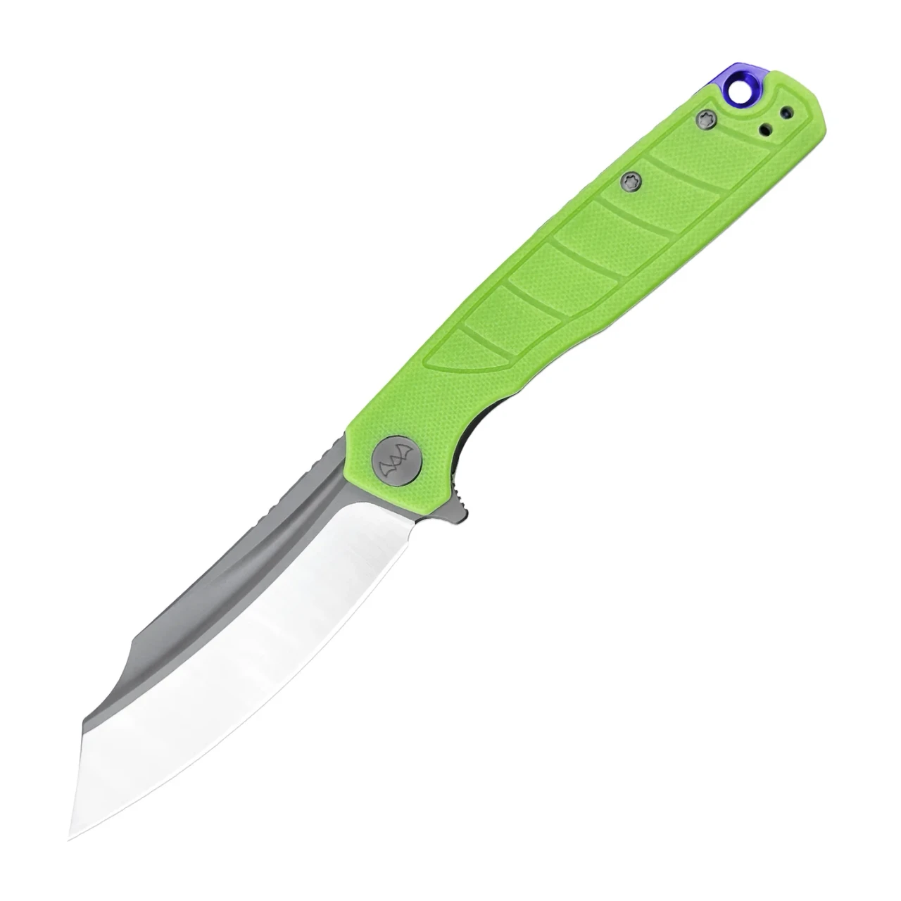 WIXCO WX20-D SPLARK 3.62" Sandvik Blade Green Luminous G10Handle