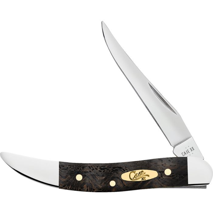 Smooth Black Curly Oak Wood Small Texas Toothpick