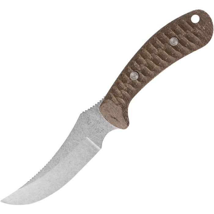 Sculpted OD Green Laminate Ridgeback Hunter with Sheath