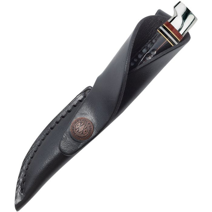 Buffalo Horn Mini FINN Hunter with Leather Sheath