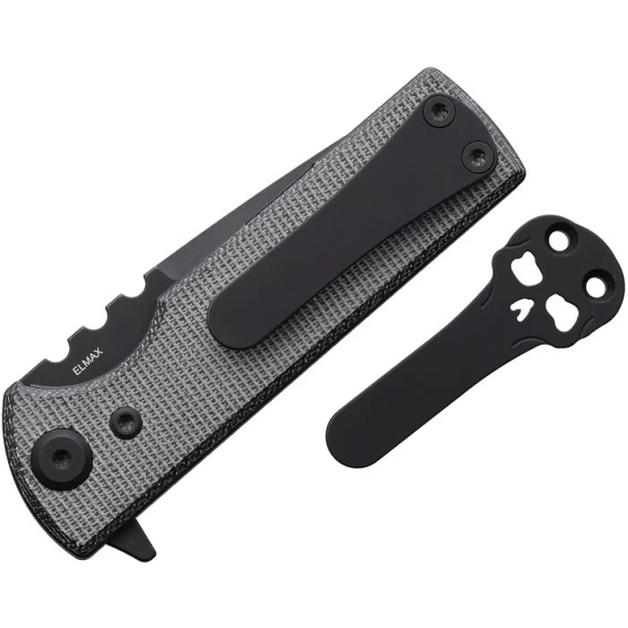 T.A.K. Linerlock PVD Black Drop Point