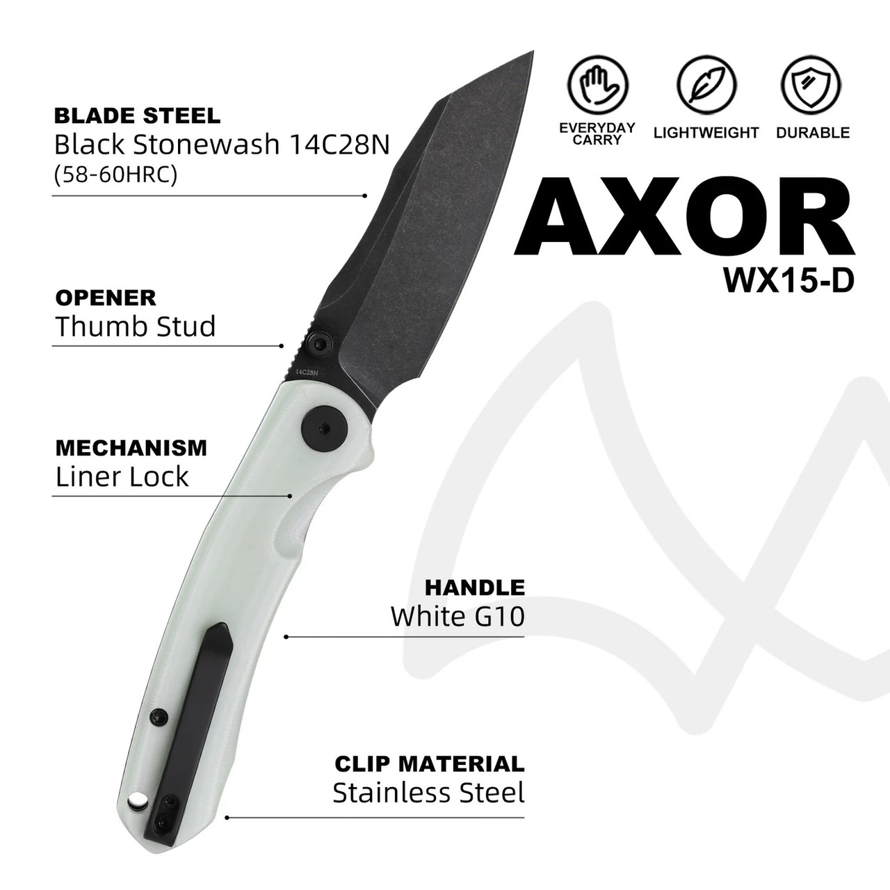 Axor Linerlock White Jade