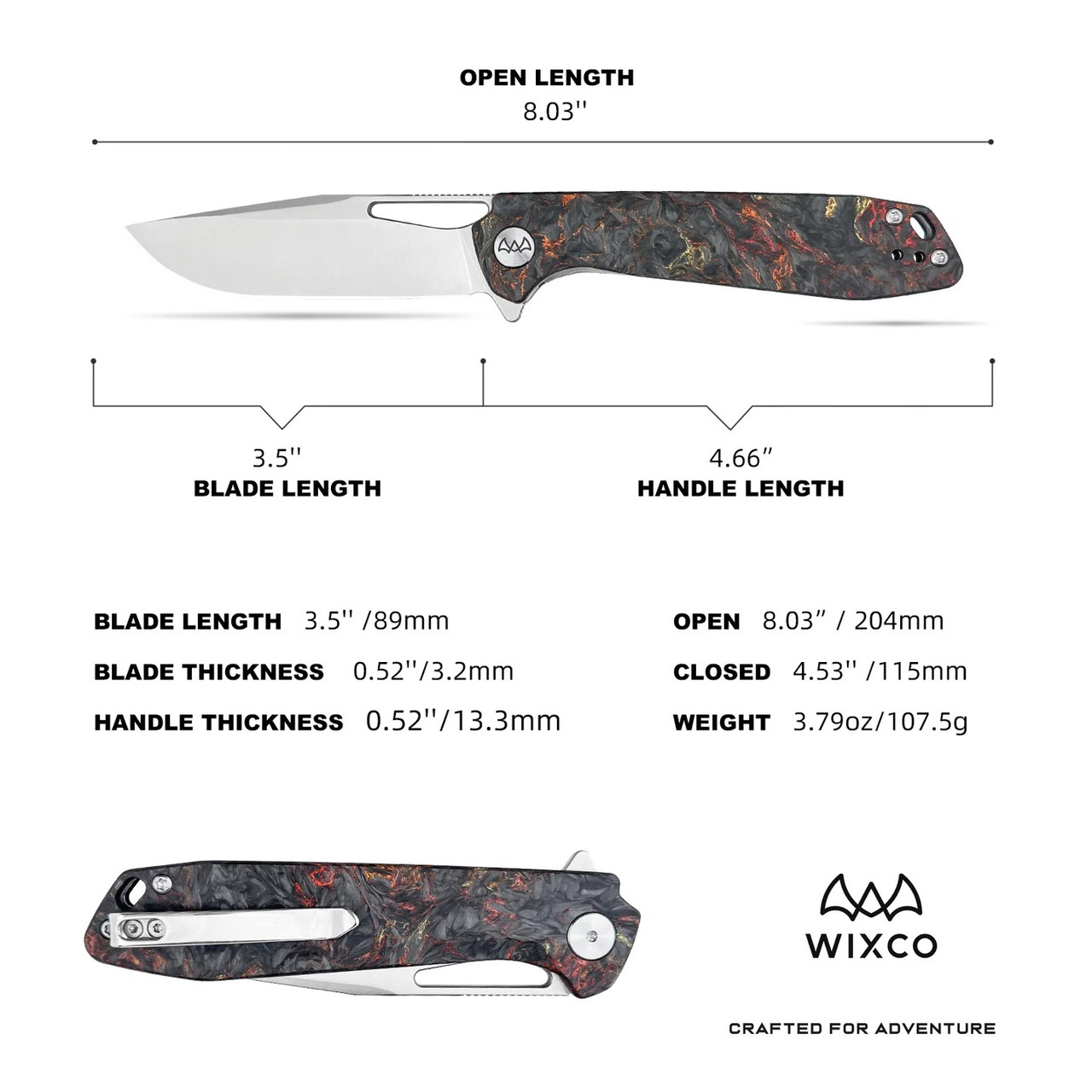 Ragnar Linerlock Shredded CF
