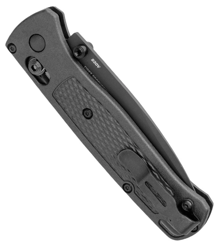 535BK-2 AXIS Lock Black S30V Drop Point Blade, CF-Elite Handle Black Clip