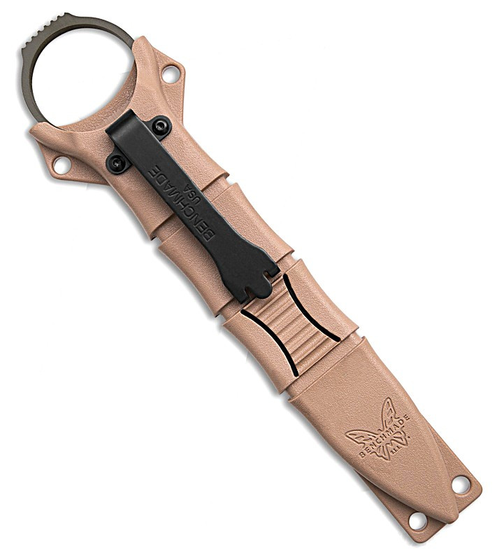 177GN Mini SOCP Dagger 2.22" Green Spear Point Blade, Tan Injection Molded Sheath