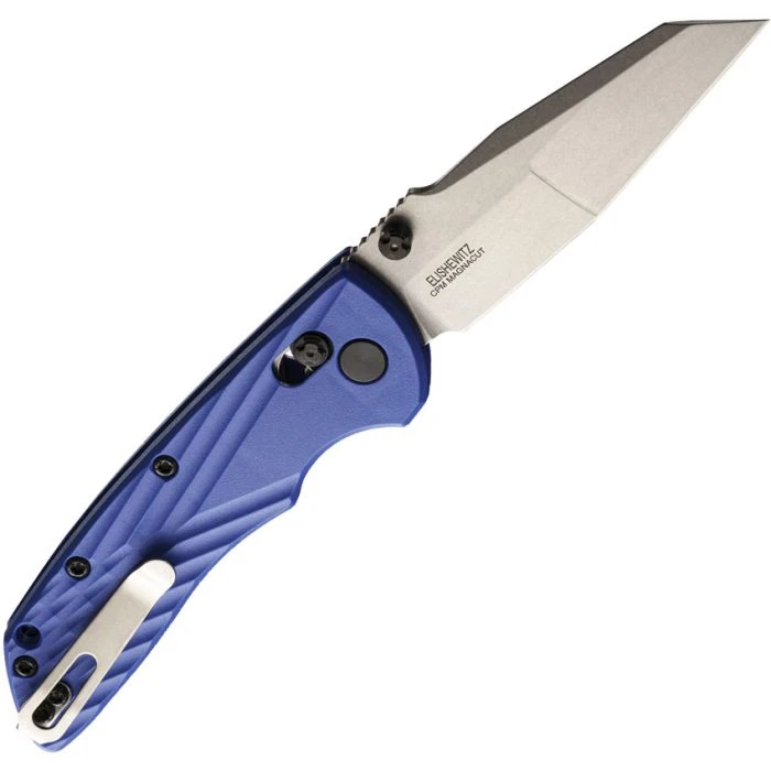 HO24363 Deka ABLE Lock Blue Tumbled Finish CPM-MagnaCut Wharncliffe