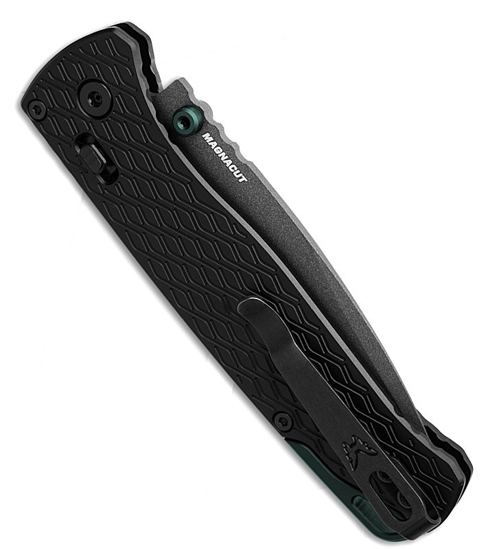 Benchmade 534BK Bugout Vapyr AXIS Folding 3.24" MagnaCut Black Cerakote Drop Point Blade, Machined Black Aluminum Handle